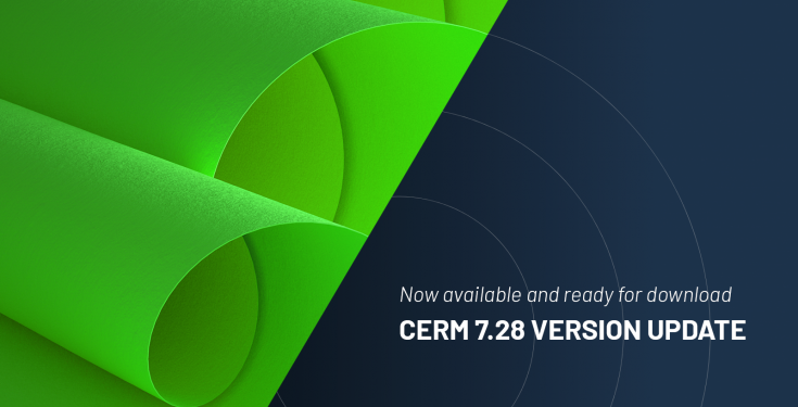 CERM 7.28 version update available and ready for download