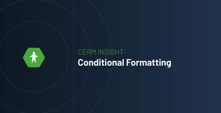 CERM INSIGHT: conditional formatting