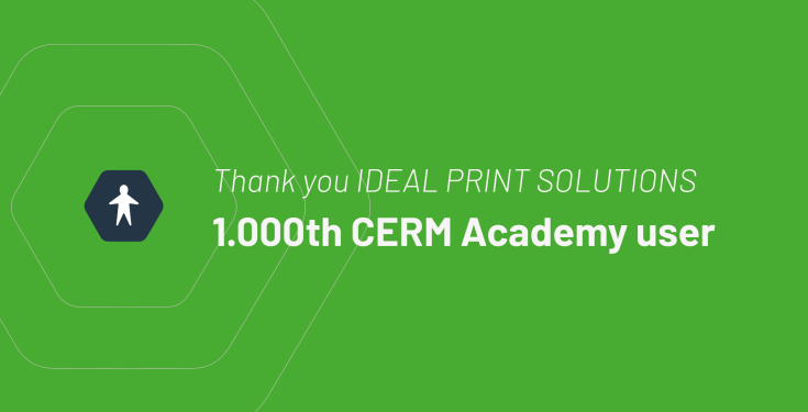 CERM Academy reaches 1.000 users